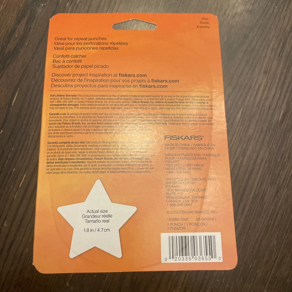 "Perforadora de palanca Fiskars STAR 1,8"" 154980-1002" Foto 2 de 3
