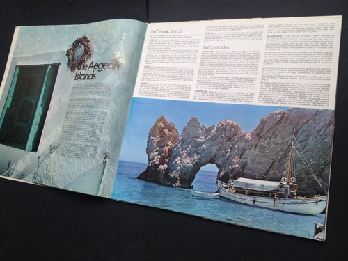 GREEK ISLANDS Travelogue Laiko Folk Gatefold LP DELUXE +24pp BOOK Papadopoulos - Picture 5 of 12