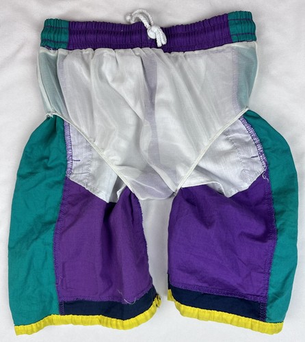 Vintage Beach Bum By McGregor Medium 10/12 Cotton Swim Trunks Shorts - Picture 4 of 6
