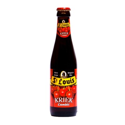 St Louis Premium Kriek 24 x 0,25 l Bier,fruchtiges Kirschbier aus Belgien