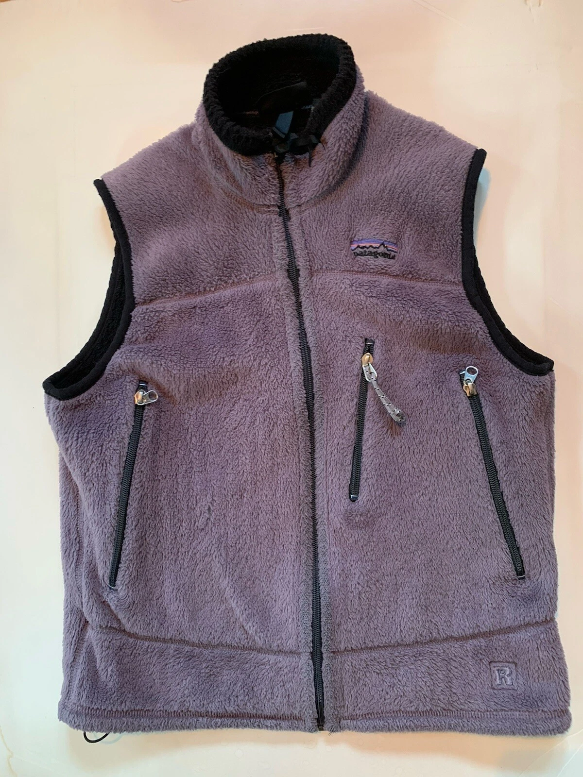Vintage Patagonia Vest Adult XS Purple R4 Soft Cozy Hiking Camp USA Made