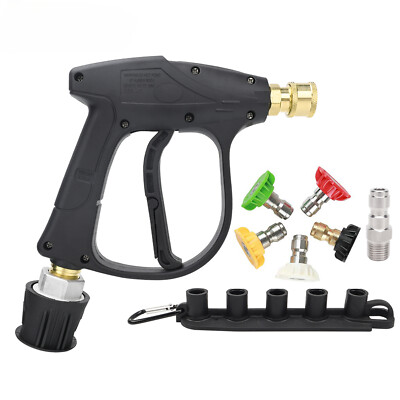 #ad Pressure Washer Water Gun for Car Cleaning Hose Connector Quick Connector Nozzle $93.55