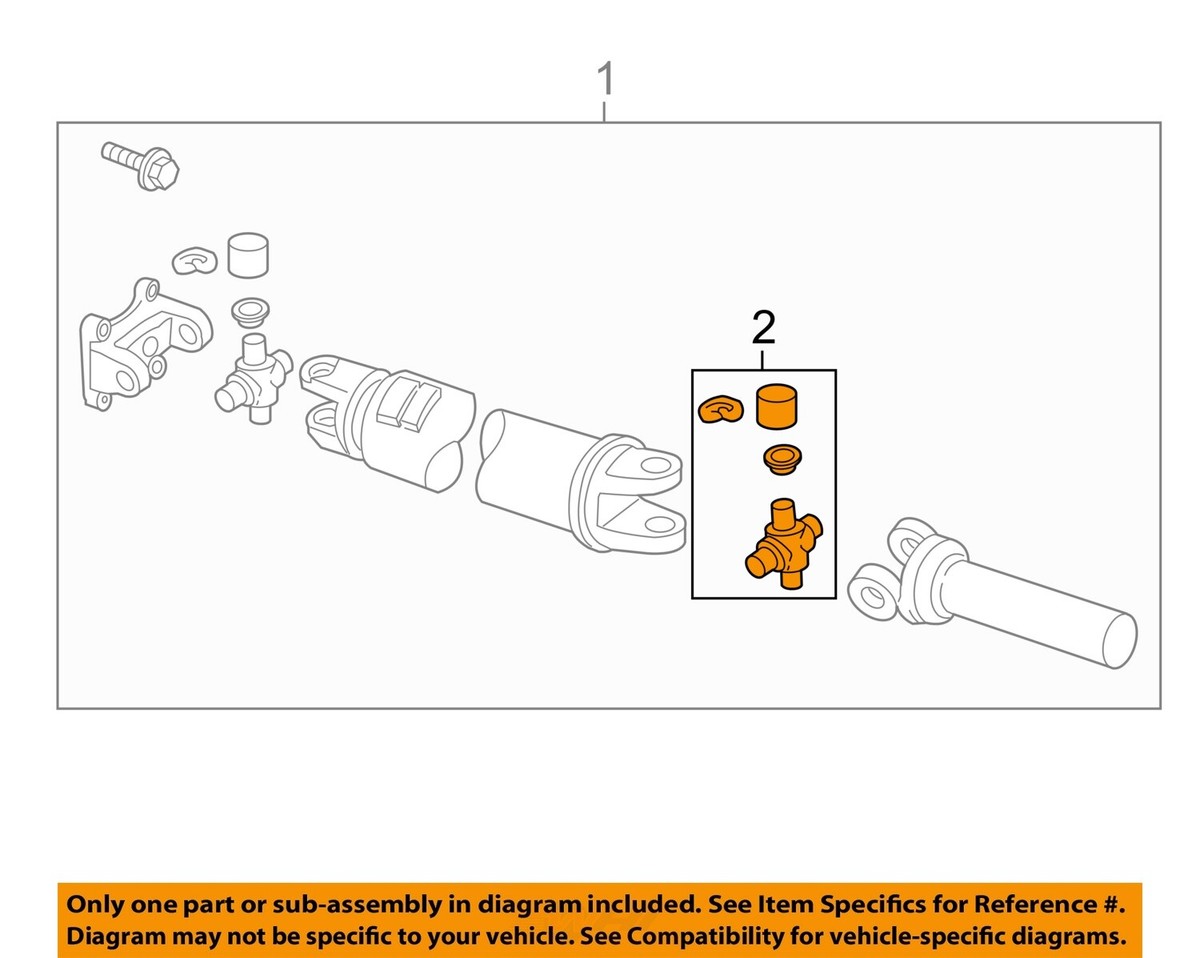 FORD OEM 87-07 F-150 Rear Suspension Drive Shaft-U-Joint