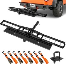 Nilight Motorcycle Hitch Carrier Dirt Bike Hitch Hauler With 55.11 Longer Ramp Nilight Motorcycle Hitch Carrier Dirt Bike Hitch Hauler With 55.11 Longer Ramp