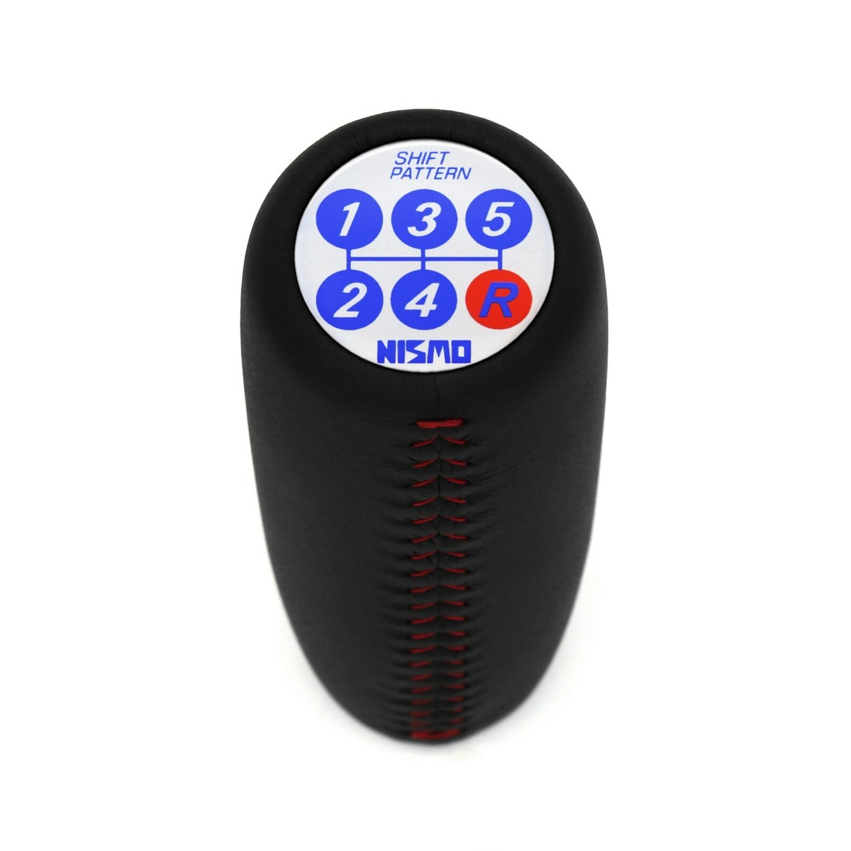 WEIGHTED SHIFT KNOB RED STITCH SKYLINE R32 R33 400R S12 S13 S14