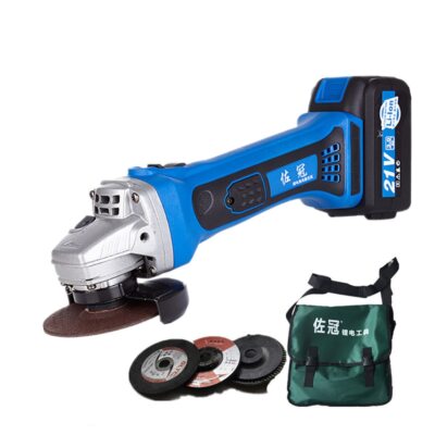 100-240V Wireless Charging Angle Grinder Electric Angle Grinder 21V 3000Mah
