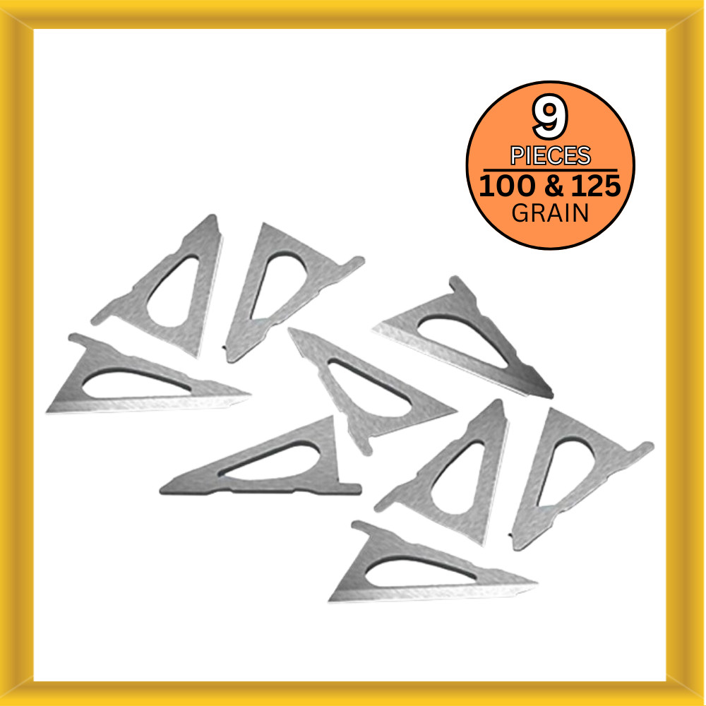 G5 Outdoors Striker V2 100 and 125 Grain Replacement Blade Kit (9pcs per Pack)