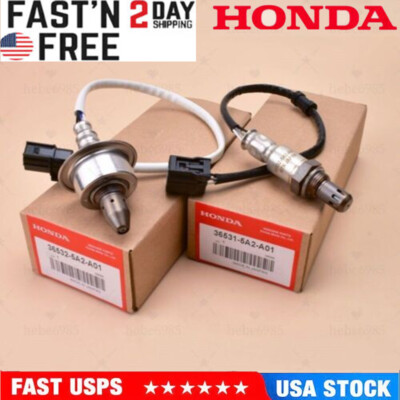 OEM Up&Downstream Oxygen Sensor For 13-20 Honda Accord 2.4L 36531/36532-5A2-A01