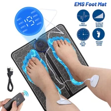 EMS Electric Blood Circulation Foot Massager Pad Muscle Stimulator Mat 19 Level