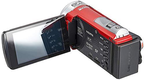 JVCKENWOOD Camcorder Everio 60X 229MP Dynamic Zoom Red GZ-E109-R