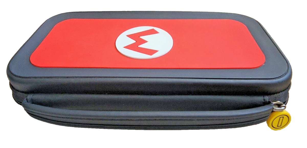 Authentic Super Mario Nintendo Switch Red/Black Carrying Travel