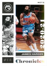 James Harden 2020-21 Panini Chronicles Basketball Chronicles Base Card #49 Nets
