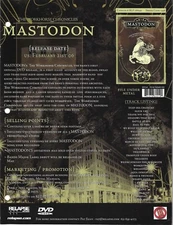 MASTODON Rare VINTAGE 2006 PROMO TRADE AD Poster for Workhorse DVD 8.5x11 MINT