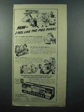 1943 Post-Tens Package Cereal Ad - The Pied Piper
