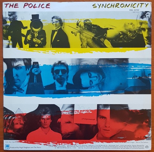 THE POLICE SYNCHRONICITY SUPER-RARE ORIGINAL 1984 AUSTRALIA BLUEVINYL LP, MINT - Picture 2 of 8