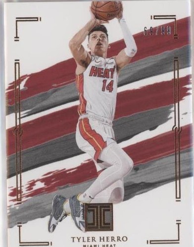 Tyler Herro 2020-21 Donruss Choice Gold /10 PSA 10 #187 Miami Heat