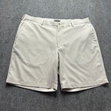 Peter Millar Salem Performance Golf Shorts Men 40 Beige 8" Crown Sport MC0EB82