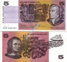 AUSTRALIEN  Australia 5 Dollar 1985 Unc. P 44e   #61595#