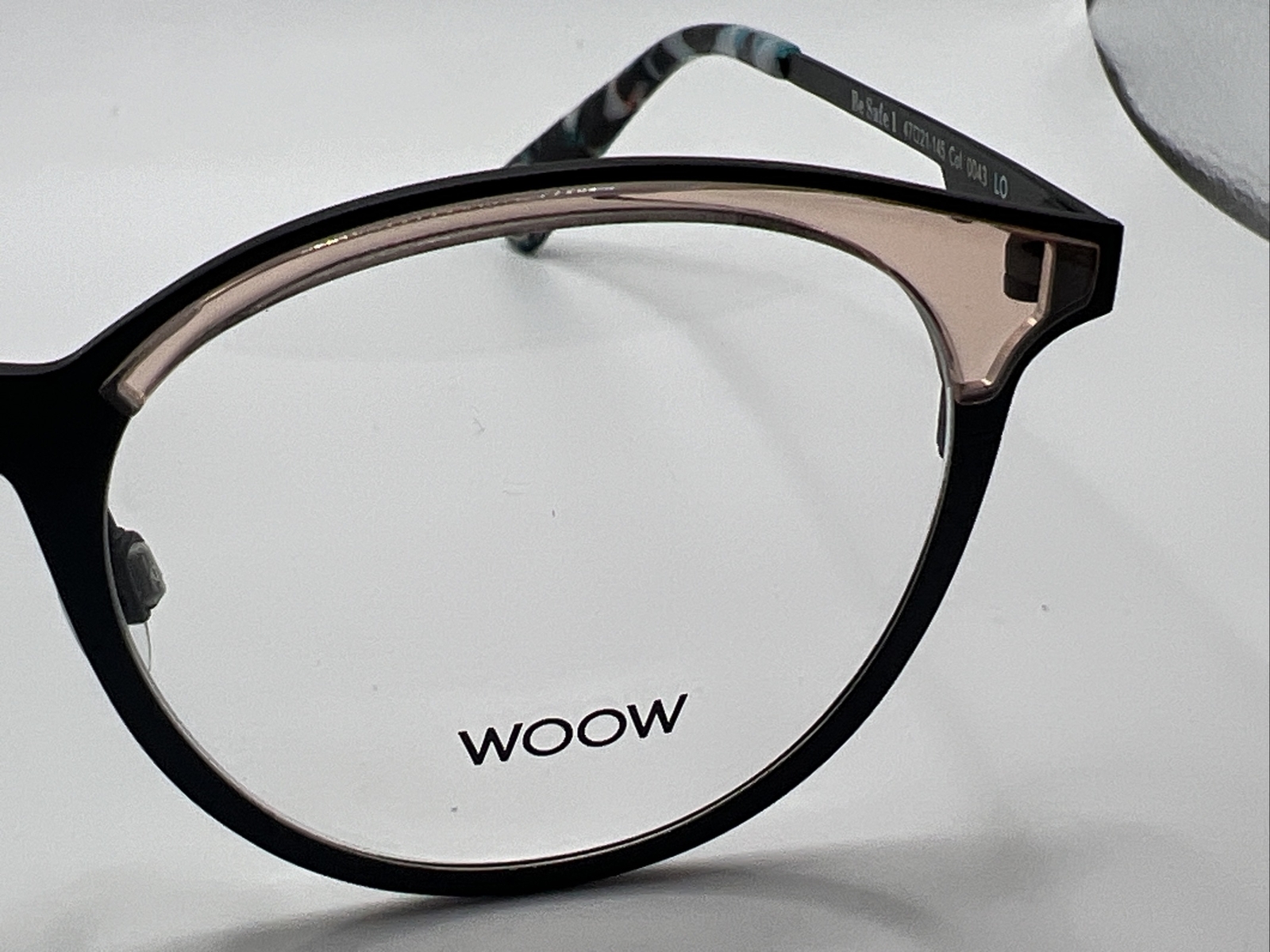 WOOW BeSafe 1 47/21 0043 LO Black Titanium Women’s Eyeglass Frames 930