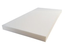 Schaumstoffplatte T18 120x200 cm Polster Schaumstoff Schaumstoffmatratze Wei&szlig;