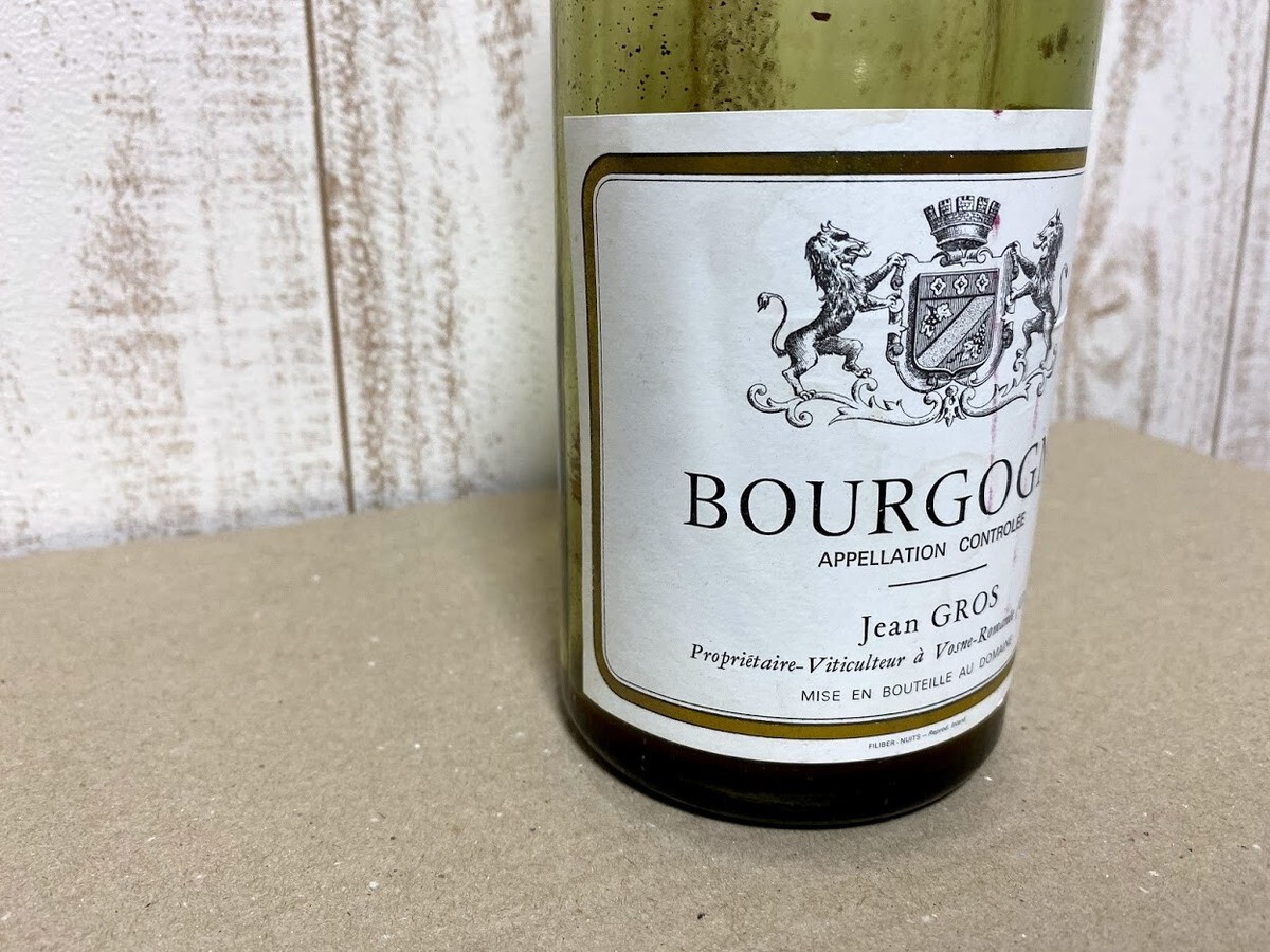 Vintage 1974 Jean Gros Bourgogne bottle (empty) From Japan | eBay