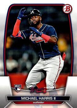2023 Bowman #76 Michael Harris II Atlanta Braves Rookie Card RC