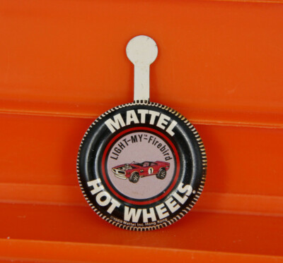 Hot Wheels - 1970 - LIGHT-MY-FIREBIRD Button Redline Hong Kong LIGHT MY FIREBIRD