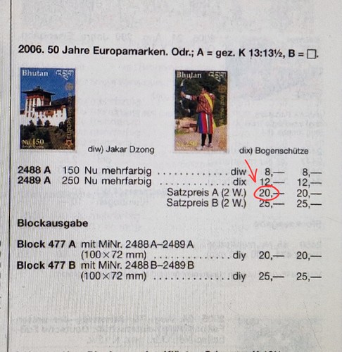 Briefmarken Bhutan 2006 postfrisch 112 Sätze ganzer Bogen SC $2240,- - Bild 8 von 10