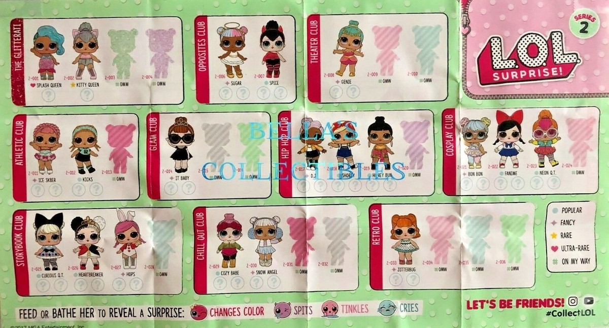 Lol Surprise Series Wave Checklist Eye Spy Lol Pets Series