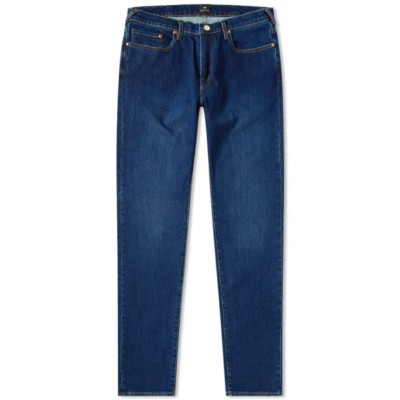PS Paul Smith Herren Tapered Fit ''Comfort Stretch'' Denim Jeans, Mid Wash, 29 R
