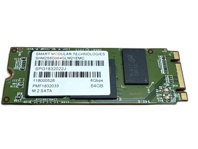EMC 118000526  SHM2S6D064GLM21 EMC ISILON SMART 64GB MLC M.2 FLASH SSD