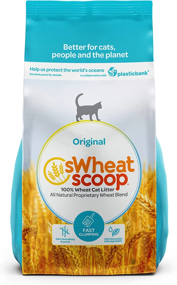 Swheat Scoop Wheat Based Natural Cat Litter Original Fast