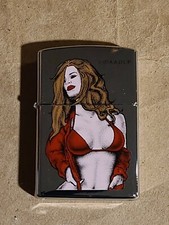Vintage 1995 Fabulous Flames Windproof Lighter
