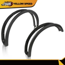  Factory Style Wheel Fender Flares Fit For 2018-2020 Ford F150 F-150 Black 4Pcs