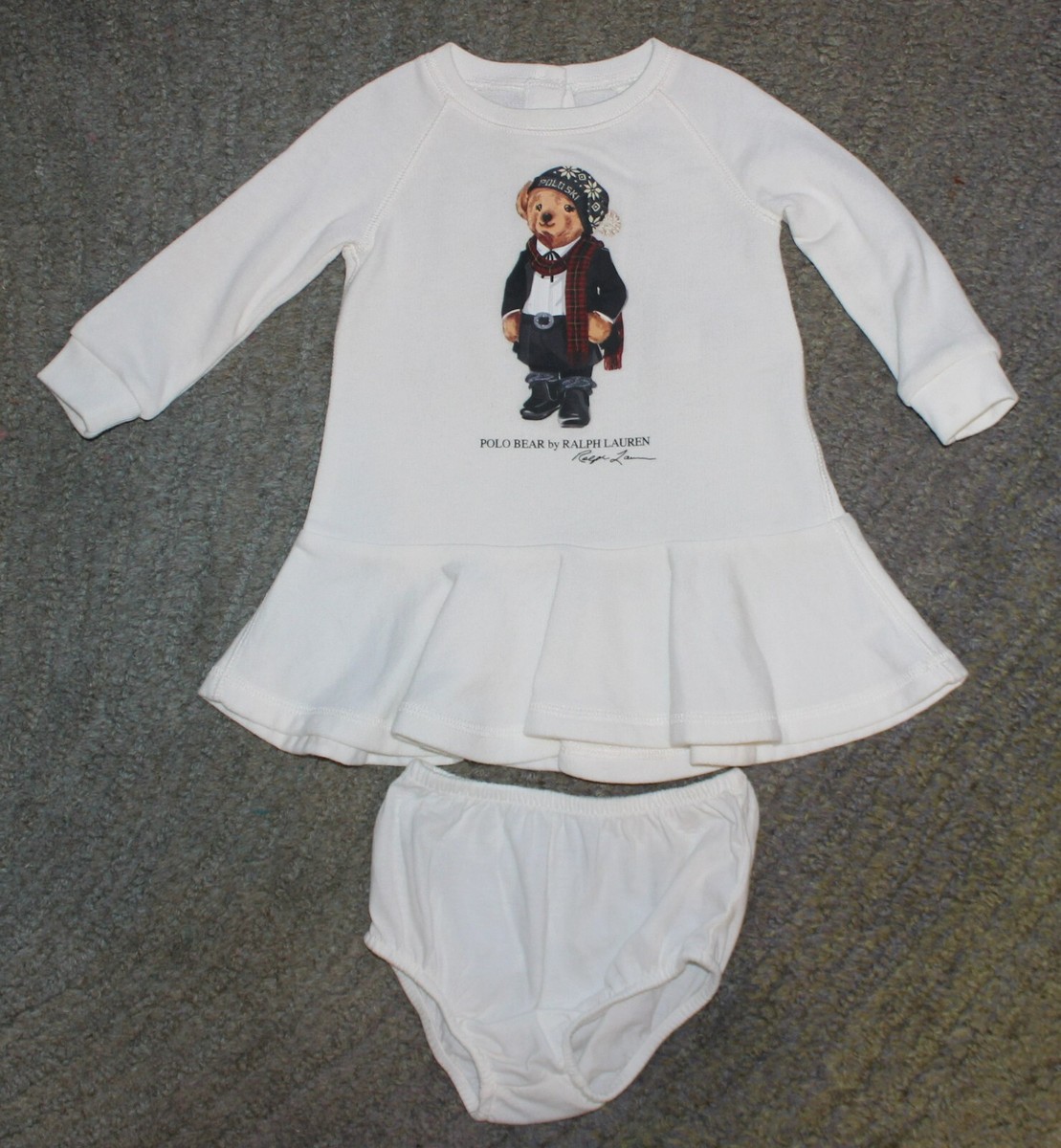 Teddy Bear Ralph Lauren Newborn Outfit Ralph Lauren Baby Girls