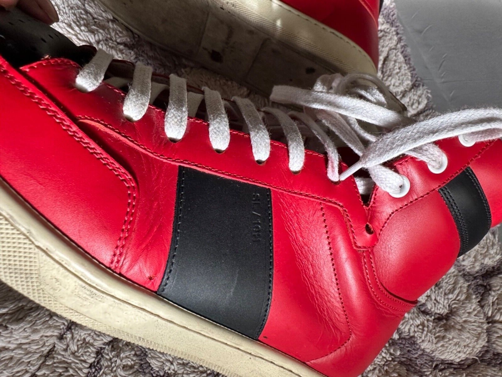 Saint Laurent High Top sneakers men Paris DM 345416 Size 42 1/2  