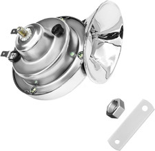 300DB Super Loud Car Horn, 12V Waterproof Durable Auto Air Electric Snail Horn,