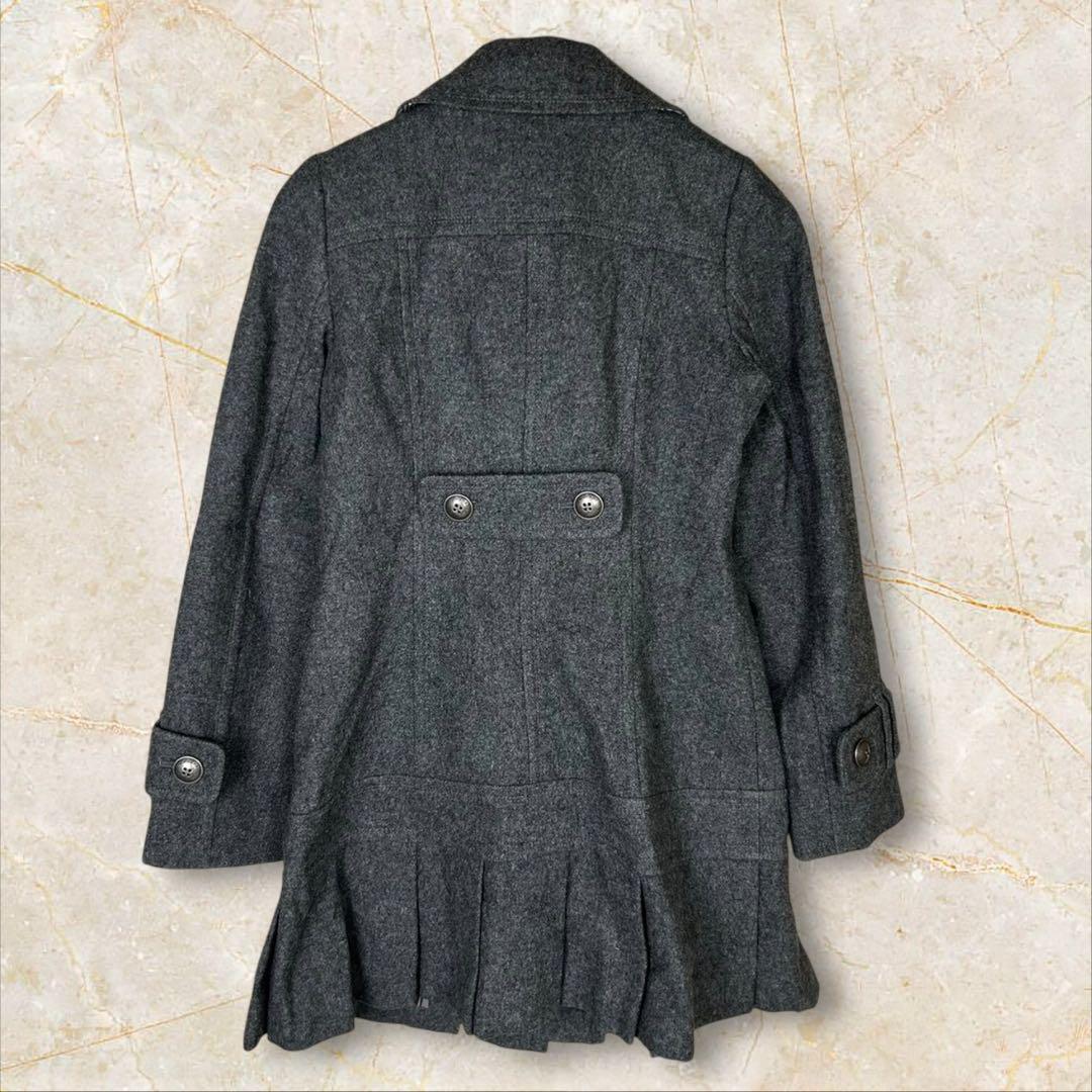 Burberry London Blue Label Long Coat Nova Check Liner Wool Burberry London Blue Label Long Coat Nova Check Liner Wool