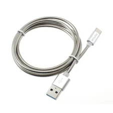 For Samsung Galaxy S24/Ultra/Plus - 3ft Metal USB Cable Type-C Charger Cord