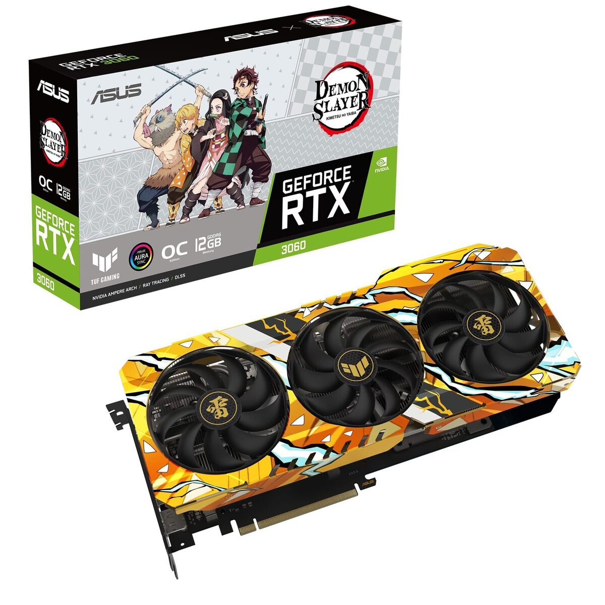 Demon Slayer ASUS TUF Gaming NVIDIA GeForce RTX 3060 V2 OC Demon Slayer ASUS TUF Gaming NVIDIA GeForce RTX 3060 V2 OC
