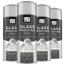 151 Glass Frosting Window Matt Finish Spray Professional Fast Drying 400ml