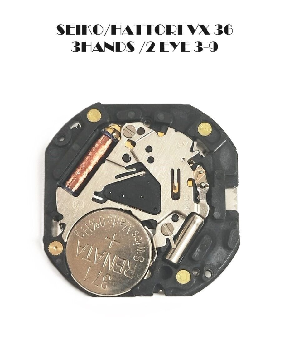 切手66 Hattory VX36 Seiko Quartz Watch Movement Japan | eBay