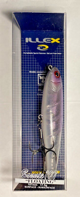 Illex Jackall Bonnie 107 Snow Sorceress Topwater Stickbait Surface Wobbler