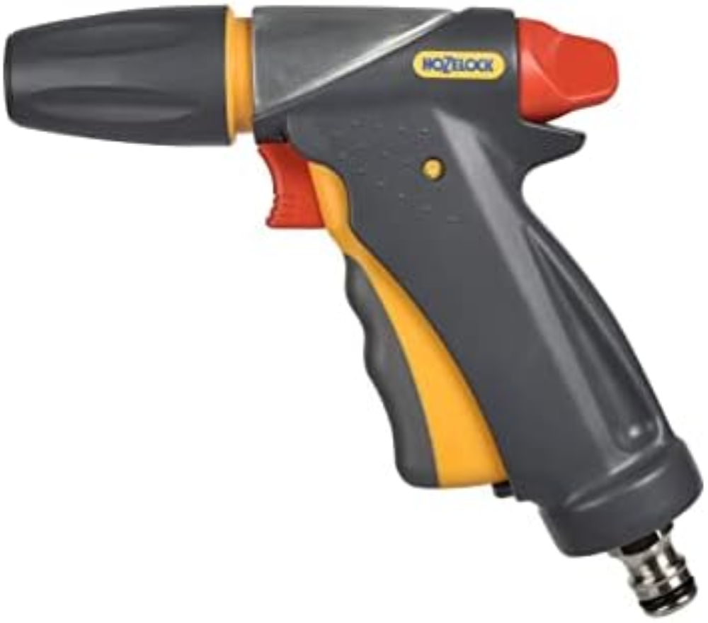 Hozelock 2696 0000 Jet Spray Ultramax Gun, grigio/giallo, 16 x 10 x 8 cm