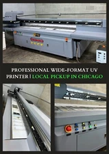 Large format uv flatbed printer used Kingt model KGT-LE-2513G6