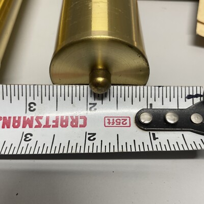 Grandmother or Grandfather Clock Weights 10” Set of Three w Papers