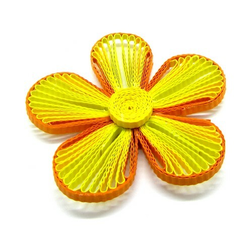 1 Fleur en papier Quilling Fait main _ CHOIX COULEUR _ Scrap carterie embellis - Picture 7 of 7