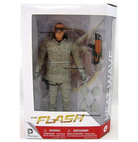 DC COMICS - The Flash TV - Heat Wave Action Figure Dc Direct - Foto 3 di 3
