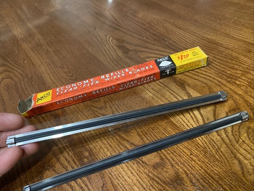 NOS Pair Of 2 1940’s / 1950’s Anco 9” Wiper Blades Clear-Flex Economy Refills - Picture 18 of 24