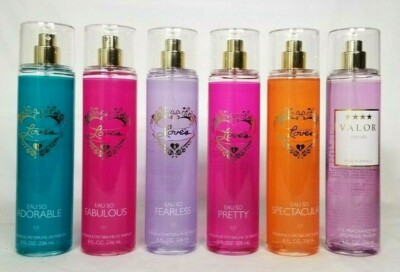 DANA Fragrance Body Spray Mist 8 fl oz each (6 Assorted Flavors) Perfect GIFTS